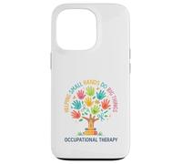 Helping Small Hands Do Big Things Occupational Therapy Hand Custodia per iPhone 13 Pro