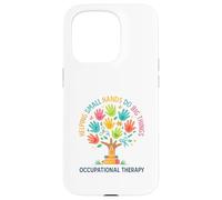 Helping Small Hands Do Big Things Occupational Therapy Hand Custodia per iPhone 15 Pro