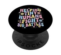 Helping Tiny Humans Fight Big Battles PopSockets PopGrip Adesivo