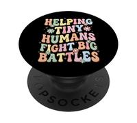 Helping Tiny Humans Fight Big Battles PopSockets PopGrip Adesivo