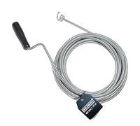 HELPMATE 8099442 Spirale per la Pulizia dei Tubi, Argento, Ø 9 mm x 10 m