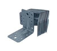 HELPMATE 8099977 - Connettore angolare con cavo 90 x 90 x 65 mm, galvanizzato con galvanizzazione, blu passivato, connettori per legno, 12 pezzi