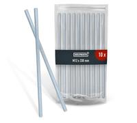 HELPMATE - Barra filettata M12x330 mm in acciaio zincato - 10 pezzi