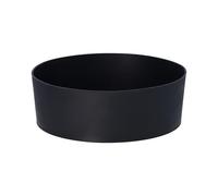 HELPMATE bicchiere per gesso - forma cilindrica - nero - plastica morbida flessibile - ⌀150x50 per preparare impasto di gesso