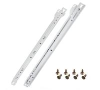 HELPMATE - Cursore con cuscinetti a sfera da 450 mm - 1 paio - Bianco