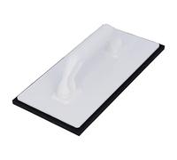 HELPMATE Frattazzo in plastica, 280 x 140 mm, gomma cellulare nera 8 mm, Made in Germany