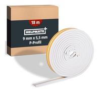 HELPMATE - Guarnizione a profilo a P 9x5,5 mm - 18m - fessure da 2,5 a 5mm