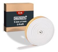 HELPMATE - Guarnizione a profilo E 9x4mm - 6m - Per una fessura di 2-3,5mm