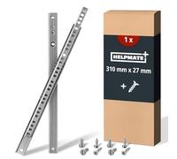 HELPMATE - Guida per cassetti 27 mm - 310 mm - 1 paio - Acciaio zincato