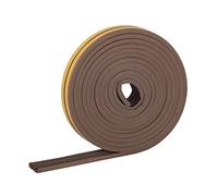 HELPMATE - Nastro sigillante autoadesivo per finestre e porte - Guarnizione per isolare fessure da 2 a 3,5 mm - Nastro 9 x 4 mm (Profilo E | 12 metri | Marrone)