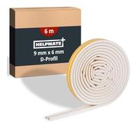 HELPMATE - Striscia sigillante a profilo D 9x6mm - 6m - fessure 3 a 5,5mm