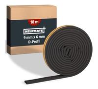 HELPMATE - Striscia sigillante profilo D 9x6mm - 18m - fessure da 3 a 5,5mm