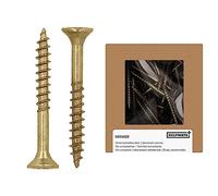 HELPMATE - Viti da legno, testa svasata, 3,5x30 mm - Passivate - 400 pezzi