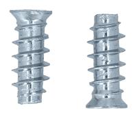 HELPMATE - Viti europee testa svasata 6,3 x 16 zincate galvanicamente - 50 pezzi viti per mobili con impronta PZ 3 e filetto completo - Ideali per legno massello e pannelli in legno