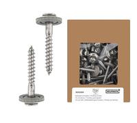 HELPMATE - Viti per lamiera 4,5x25 mm - Acciaio inossidabile A2 - 150 pezzi