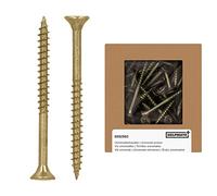 HELPMATE - Viti per legno a testa svasata 4,0x50 mm - Passivate - 200 pezzi