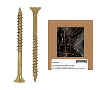 HELPMATE - Viti per legno a testa svasata 4,0x50 mm - Passivate - 200 pezzi