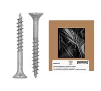 HELPMATE - Viti universali a testa svasata 3,5 x 30 in acciaio inox A2 antiruggine - Confezione da 400 viti per legno con azionamento a T e filettatura parziale - Viti per truciolato per interni ed