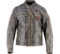 Helstons Ace 10ans Leather Jacket Nero,Grigio S Uomo