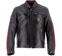 Helstons Ace 10Ans Giacca in pelle moto, nero, Taglia M