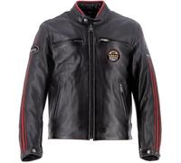 Helstons Ace 10Ans Giacca in pelle moto, nero, Taglia S