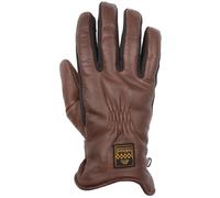 Helstons Benson Guanti da moto, nero-marrone, taglia 2XL per maschi