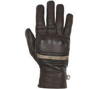 Helstons Bora Guanti da moto invernali, marrone/bianco, Taglia 10