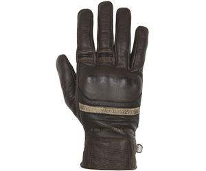 Helstons Bora Guanti da moto invernali, marrone/bianco, Taglia 12
