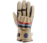 Helstons Bora Guanti da moto riscaldati, beige, Taglia 12