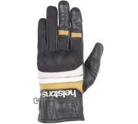 Helstons Bull Air Guanti moto estivi, nero-giallo, taglia M L per maschi