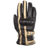 Helstons Burton Guanti da moto, nero-beige, taglia 4XL per maschi