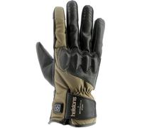 Helstons Curtis guanti da moto riscaldati, nero-verde-marrone-beige, taglia 4XL per maschi