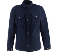Helstons Detroit Camicia da moto, blu scuro, Taglia L