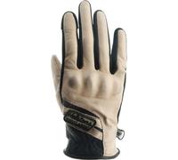 Helstons DS Air perforato Guanti Moto Donna, nero/beige, Taglia 8