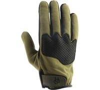 Helstons Dune Guanti da moto, Nero/Khaki, Taglia 12