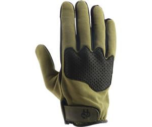 Helstons Dune Guanti da moto, Nero/Khaki, Taglia 9