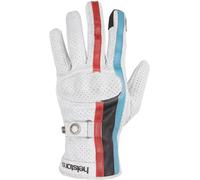 Helstons Eagle Air Guanti da moto, bianco/rosso, Taglia 13