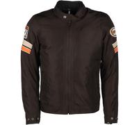 Helstons Elron Giacca tessile moto, Marrone scuro/arancione, Taglia M