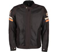Helstons Elron Mesh Giacca tessile moto, Marrone scuro, Taglia M
