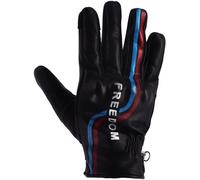 Helstons Freedom Guanti da moto, nero-rosso-blu, taglia 4XL per maschi