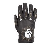 Helstons Kustom Guanti moto invernali, nero, Taglia 12