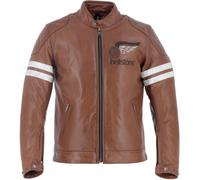 Helstons Jake Speed Giacca in pelle moto, marrone, taglia L