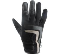 Helstons Jeff Guanti da moto, nero/marrone, Taglia 12