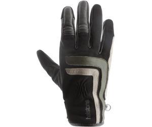 Helstons Jeff Guanti da moto, nero/verde, Taglia 11