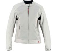 Helston's Giacca tessile moto da donna Jody Air Mesh Argento XL