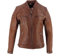 Helstons Jody Giacca in pelle da moto da donna, marrone, taglia M per donne