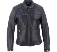 Helstons Jody Giacca in pelle da moto da donna, nero, Taglia XL