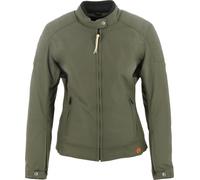 Helstons Jody Giacca tessile moto da donna, verde-marrone, taglia L per donne