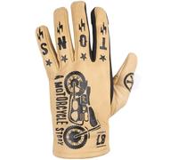 Helstons Kustom Guanti da moto, beige, taglia XL per maschi