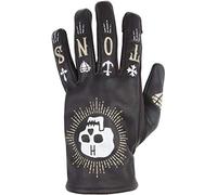 HELSTONS Kustom Guanti da moto, nero, 13